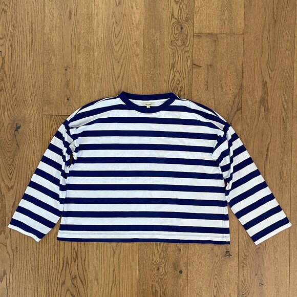 Madewell Oversized Long-Sleeve Crewneck Tee - Picture 6 of 10